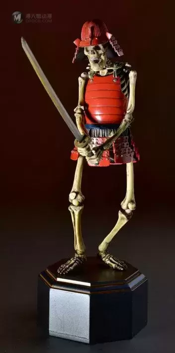 KT Project KT-010 竹谷隆之自在置物 骸骨武士 着彩 六文钱贴纸