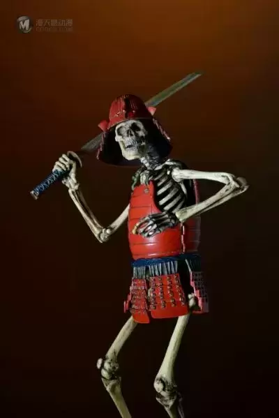 KT Project KT-010 竹谷隆之自在置物 骸骨武士 着彩 六文钱贴纸