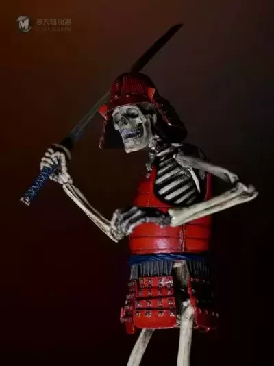 KT Project KT-010 竹谷隆之自在置物 骸骨武士 着彩 六文钱贴纸