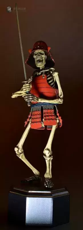 KT Project KT-010 竹谷隆之自在置物 骸骨武士 着彩 六文钱贴纸