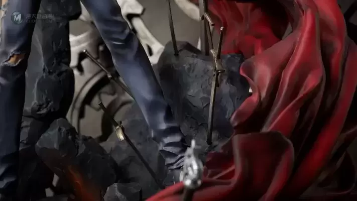 剧场版「Fate/stay night [Heaven's Feel] 15周年纪念雕像 -轨迹-