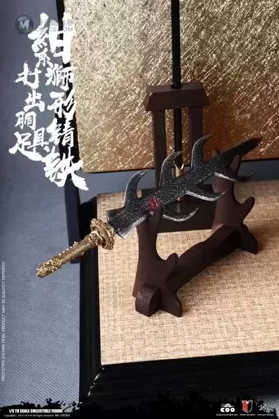 SE064 1/6 绀系狮形锖铁打出胴具足 传奇版