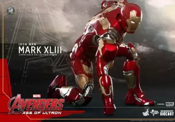 电影杰作 DIECAST 1/6 复仇者联盟2：奥创时代 钢铁侠 Mark. 43