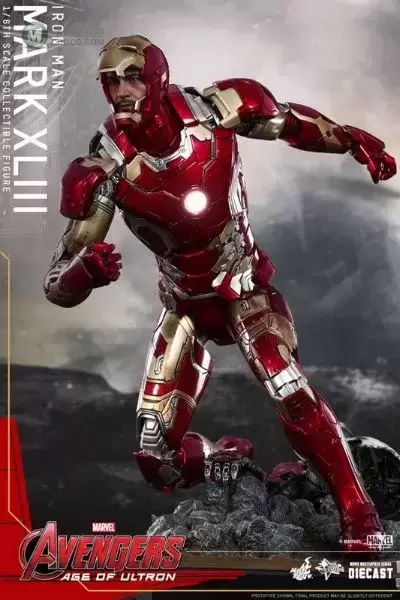 电影杰作 DIECAST 1/6 复仇者联盟2：奥创时代 钢铁侠 Mark. 43