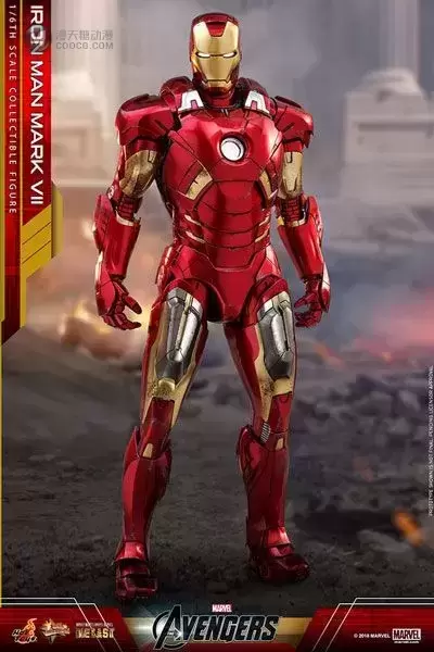 电影杰作 DIECAST 1/6 复仇者联盟 钢铁侠 Mark. 7
