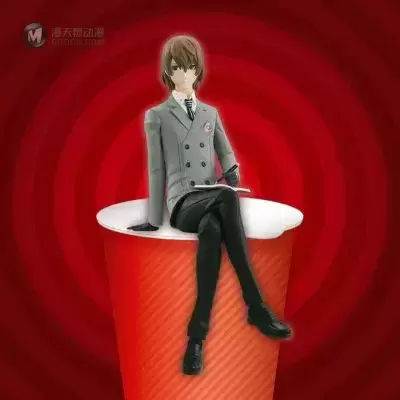 压泡面手办 Persona5 皇家版 明智吾郎