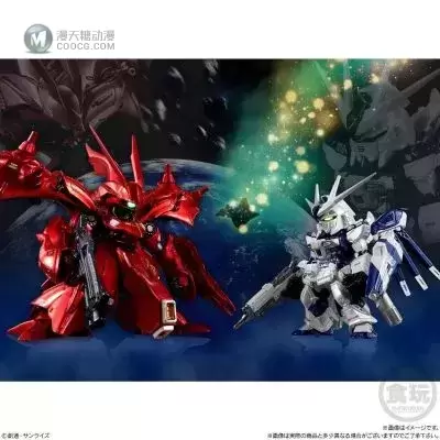 食玩 机动战士高达 逆袭的夏亚 贝托蒂嘉的子嗣  MSN-04-2 夜莺 Metallic Color ver.