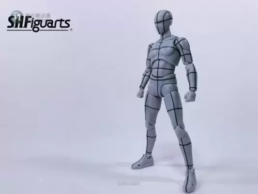 S.H.Figuarts 男性素体 -辅助线- (灰色)