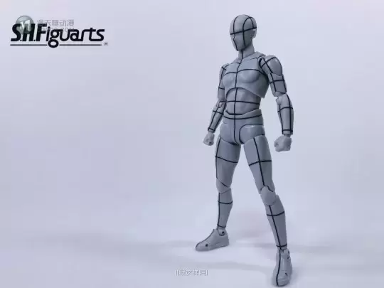 S.H.Figuarts 男性素体 -辅助线- (灰色)
